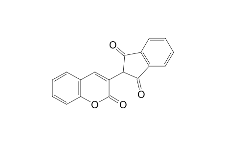 3-(1,3-dioxo-2-indanyl)coumarin