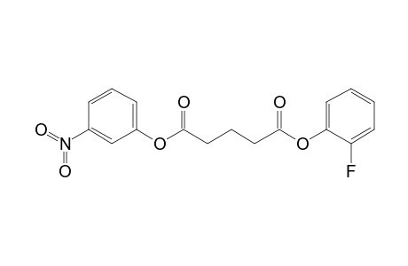 Glutaric acid, 2-fluorophenyl 3-nitrophenyl ester