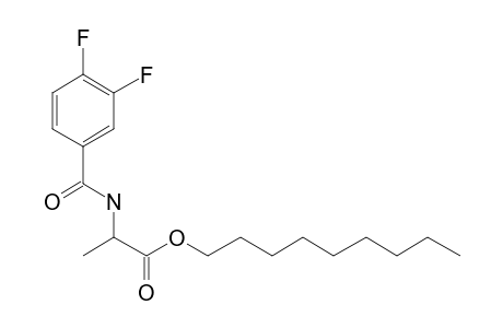 D-Alanine, N-(3,4-difluorobenzoyl)-, nonyl ester