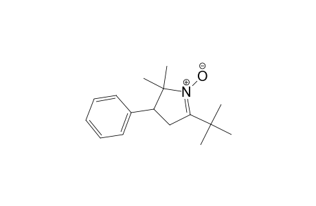 2H-Pyrrole, 5-(1,1-dimethylethyl)-3,4-dihydro-2,2-dimethyl-3-phenyl-, 1-oxide