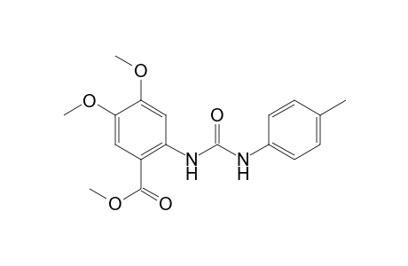 Methyl 4,5-dimethoxy-2-[(4-toluidinocarbonyl)amino]benzoate