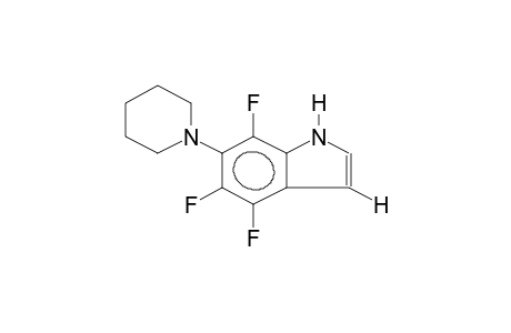 4,5,7-TRIFLUORO-6-PIPERIDINOINDOLE