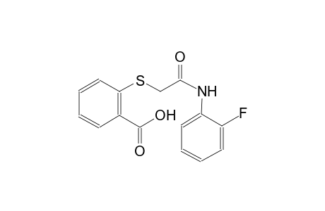 benzoic acid, 2-[[2-[(2-fluorophenyl)amino]-2-oxoethyl]thio]-