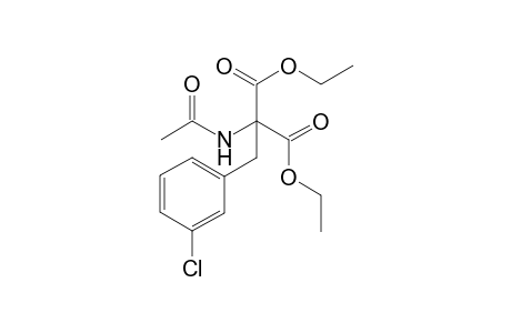 Diethyl .alpha.-acetamodo-.alpha.-(3-chlorobenzyl)malonate