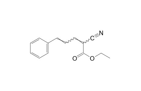 2-cyano-5-phenyl-2,4-pentadienoic acid, ethyl ester