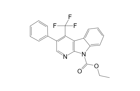 3-Phenyl-4-trifluoromethyl-.alpha.-carboline-9-carboxylic acid ethyl ester