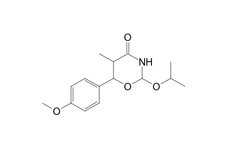 2-Isopropoxy-6-(4-methoxy-phenyl)-5-methyl-[1,3]oxazinan-4-one