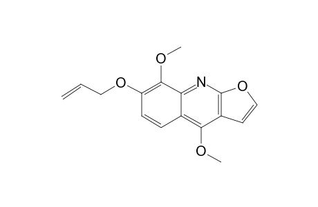 7-(Allyloxy)-4,8-dimethoxyfuro[2,3-B]quinoline