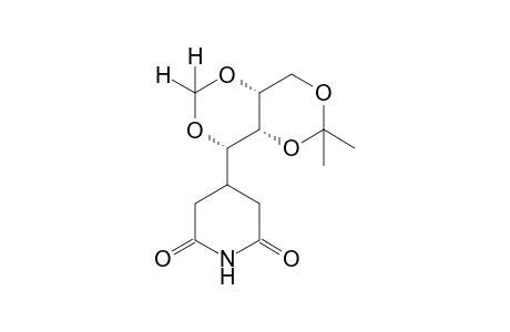 3-(2,2-dimethyl-m-dioxino[5,4-d]-m-dioxin-8-yl)glutarimide