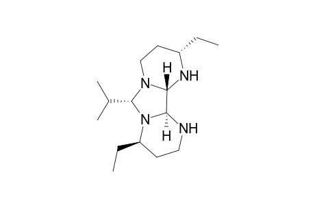 (1R,4aS,4bS,6S,9R)-1,6-Diethyl-9-isopropyl-decahydro-4,5,8a,9a-tetraaza-fluorene