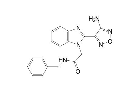 2-[2-(4-Amino-furazan-3-yl)-benzoimidazol-1-yl]-N-benzyl-acetamide