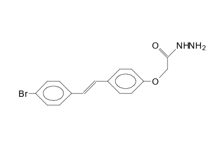 E-4-Bromo-4'-hydrazinocarbonylmethoxy-stilbene