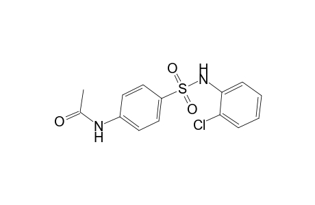 Acetamide, N-[4-[[(2-chlorophenyl)amino]sulfonyl]phenyl]-