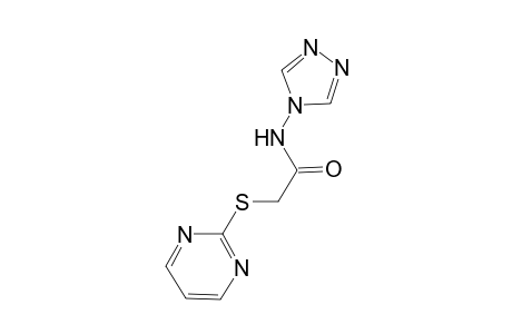 2-(2-pyrimidinylsulfanyl)-N-(4H-1,2,4-triazol-4-yl)acetamide