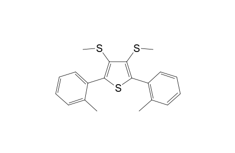 3,4-Bis(methylthio)-2,5-di-o-tolylthiophene