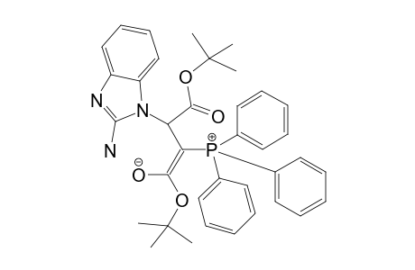 bis(t-Butyl) 2-(2'-aminobenzimidazol)-3-(triphenylphosphoranylidene)butanedioate