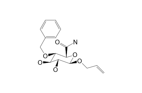 Allyl 4-o-benzyl-.beta.,D-glucofuranosiduronamide