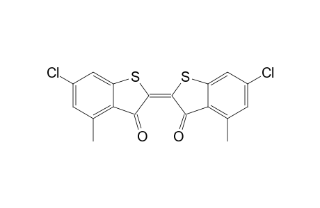 Benzo[b]thiophen-3(2H)-one, 6-chloro-2-(6-chloro-4-methyl-3-oxobenzo[b]thien-2(3H)-ylidene)-4-methyl-