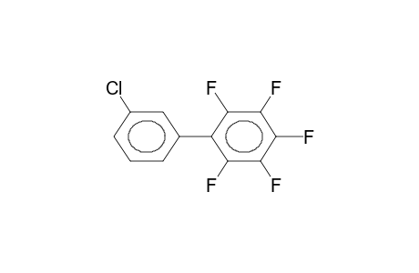 2,3,4,5,6-PENTAFLUORO-3'-CHLOROBIPHENYL