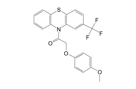 2-Trifluoromethyl-10-(4'-methoxyphenoxyacetyl)phenothiazine