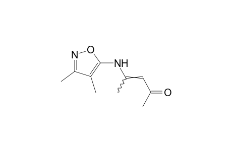 4-[(3,4-dimethyl-5-isoxazolyl)amino]-3-penten-2-one