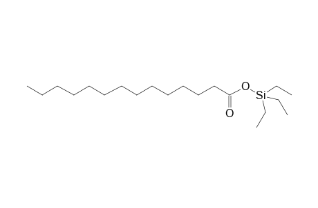 Tetradecanoic acid, triethylsilyl ester