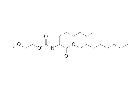 2-Aminocaprylic acid, N-(2-methoxyethylcarbonyl)-, octyl ester