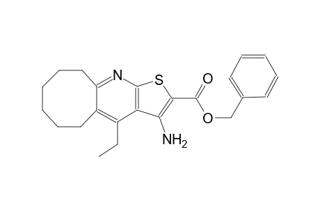 6-Amino-8-ethyl-4-thia-2-aza-tricyclo[7.6.0.03,7]pentadeca-1,3(7),5,8-tetraene-5-carboxylic acid benzyl ester