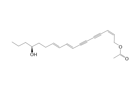 (2-Z,8-E,10-E)-14-S-HYDROXYHEPTADECATRIENE-4,6-DIYN-1-YL_ACETATE