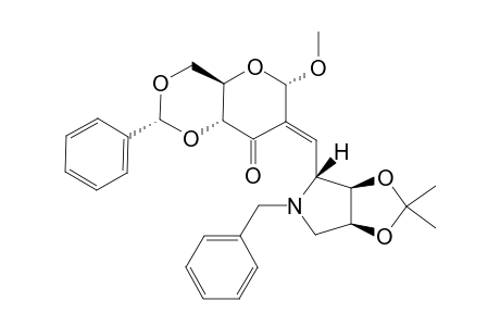 #15Z;METHYL-4,6-O-BENZYLIDENE-2-DEOXY-2-[(1Z)-2,5-(BENZYLIMINO)-1,2,5-TRIDEOXY-3,4-O-ISOPROPYLIDENE-L-RIBITOL-1C-YLIDENE]-ALPHA-D-ETYTHRO-HEXOPYRANOSID-