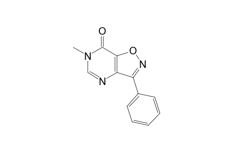 3-Phenyl-6-methylisoxazolo[4,5-d]pyrimidinone