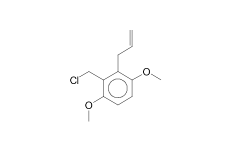 2-Allyl-3-chloromethyl-1,4-dimethoxy-benzene