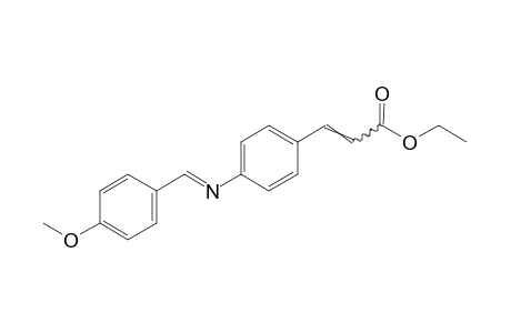 p-[(p-methoxybenzylidene)amino]cinnamic acid, ethyl ester