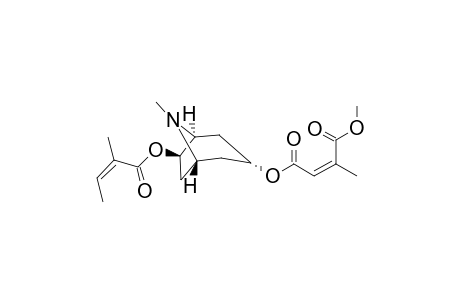 3.alpha.-(1-Methylcitraconyl)-6.beta.-angeloyloxytropane