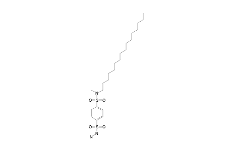 p-(hexadecylmethylsulfamoyl)benzenesulfonic acid, hydrazide