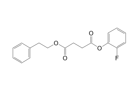 Succinic acid, 2-fluorophenyl phenethyl ester