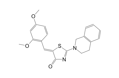 (5Z)-2-(3,4-dihydro-2(1H)-isoquinolinyl)-5-(2,4-dimethoxybenzylidene)-1,3-thiazol-4(5H)-one