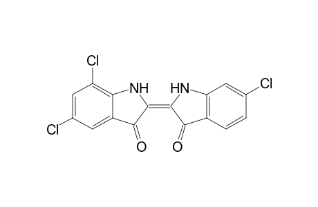 3H-Indol-3-one, 5,7-dichloro-2-(6-chloro-1,3-dihydro-3-oxo-2H-indol-2-ylidene)-1,2-dihydro-