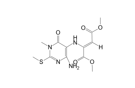 6-AMINO-5-(1,2-(E)-DICARBOMETHOXYVINYL)-AMINO-3-METHYL-2-METHYLTHIOPYRIMIDIN-4(3H)-ONE