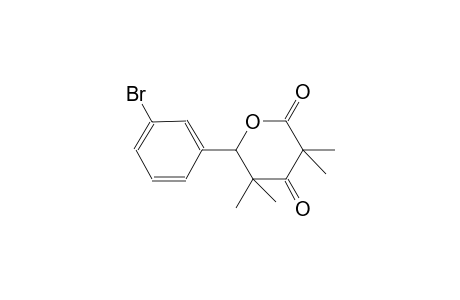 2H-pyran-2,4(3H)-dione, 6-(3-bromophenyl)dihydro-3,3,5,5-tetramethyl-