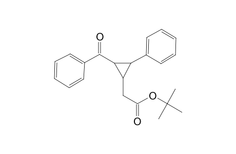 trans-(+-)-tert-Butyl 2-(2-benzoyl-3-phenylcyclopropyl)acetate