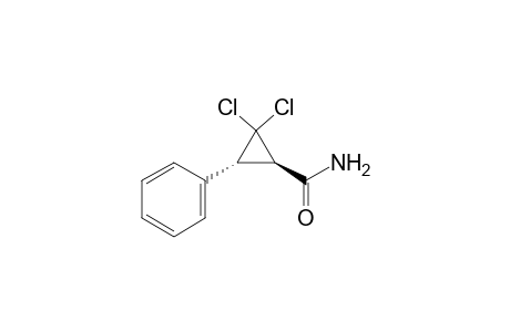 (1R,3R)-2,2-bis(chloranyl)-3-phenyl-cyclopropane-1-carboxamide