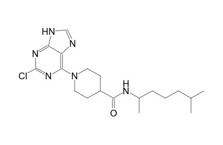4-piperidinecarboxamide, 1-(2-chloro-9H-purin-6-yl)-N-(1,5-dimethylhexyl)-
