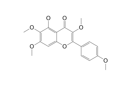 5-HYDROXY-3,6,7,4'-TETRAMETHOXYFLAVONE