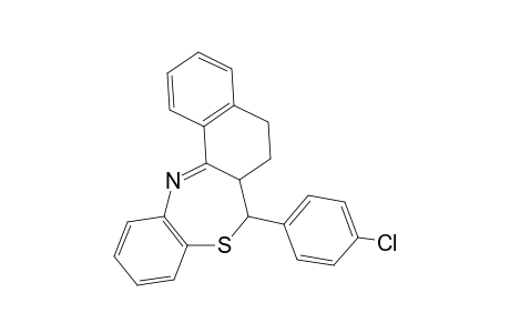 7-(4-Chlorophenyl)-5,6,6A,7-tetrahydronaphtho[2,1-C][1,5]benzothiazepine