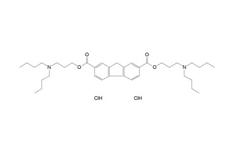 fluorene-2,7-dicarboxylic acid, bis[3-dibutylamino)propyl]ester, dihydrochloride