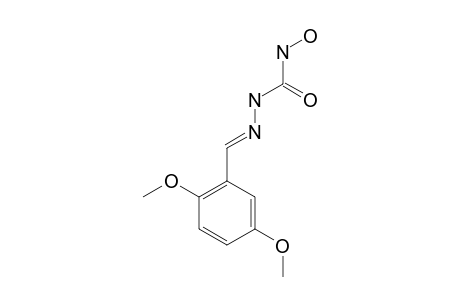 1-(2,5-DIMETHOXYBENZYLIDENE)-4-HYDROXYSEMICARBAZIDE