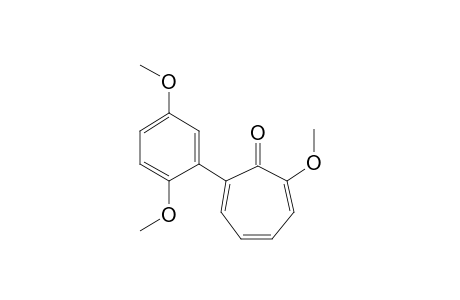 2-(2,5-Dimethoxyphenyl)-7-methoxy-2,4,6-cycloheptatrien-1-one