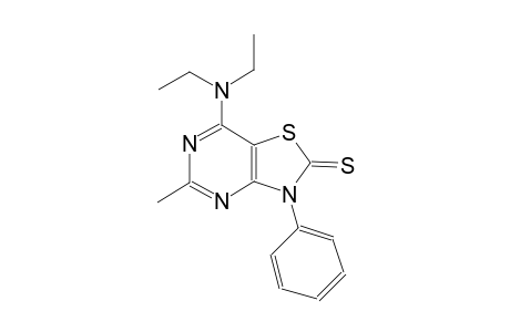 7-(diethylamino)-5-methyl-3-phenyl[1,3]thiazolo[4,5-d]pyrimidine-2(3H)-thione