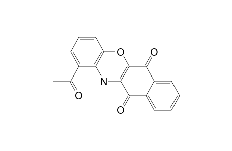 1-Acetyl-12H-benzo(b)phenoxazine-6,11-dione